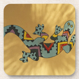 Maler Gecko-Eidechse an der Wand, Tucson, Arizona, Untersetzer