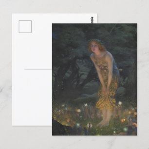 Maler, Halbsommer-Abend von Hughes Postkarte