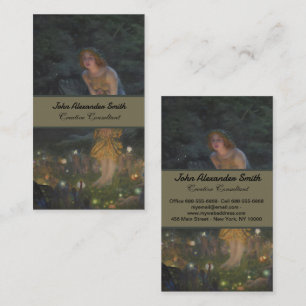 Maler, Halbsommer-Abend von Hughes Visitenkarte