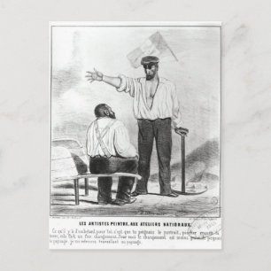 Maler in den nationalen Workshops Postkarte