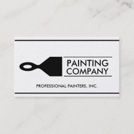 Maler-Malerei-Auftragnehmer-Pinsel-Goldpapier Visitenkarte