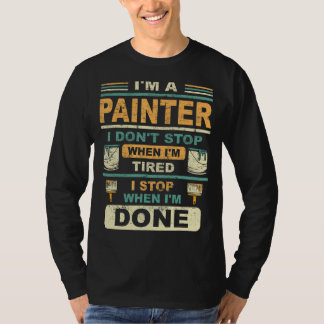 Maler Meister Maler Handwerker Stuckateur Malerei T-Shirt