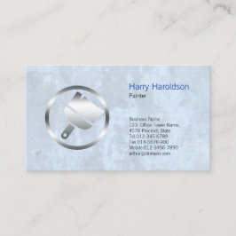 Maler Paint Brush Bold Icon Business Card Visitenkarte