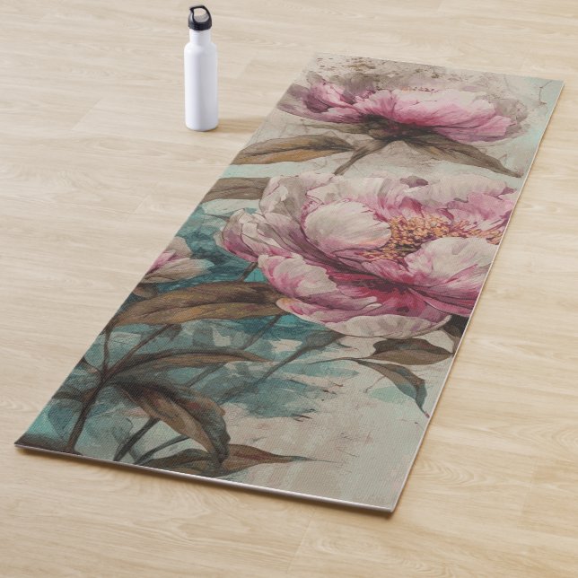 Maler Peonies - Yoga Mat Yogamatte (Beispiel)