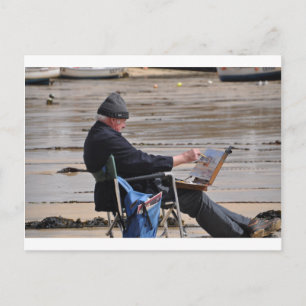 Maler Postkarte