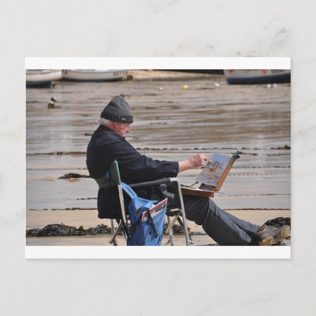 Maler Postkarte (Vorderseite)