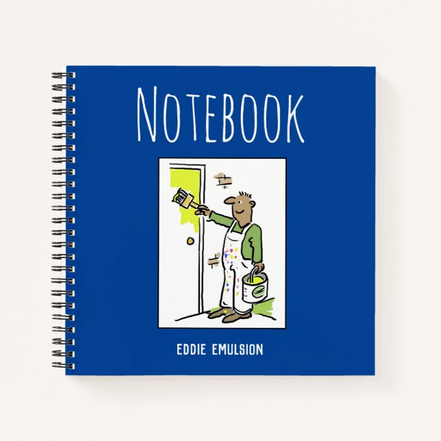 Maler und Dekorator Notizbuch (Vorderseite)