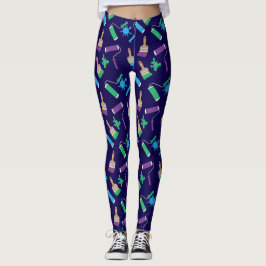 Maler- und Dekoratormuster für Pinsel und Rollen Leggings