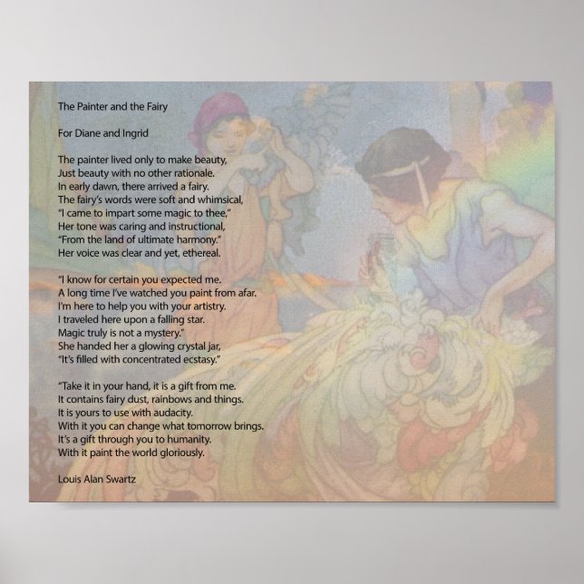 Maler und Märchen Poster (Vorne)