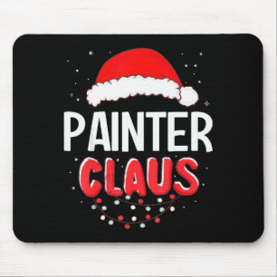 Maler Weihnachtsmann Weihnachten passendes Kostüm Mousepad