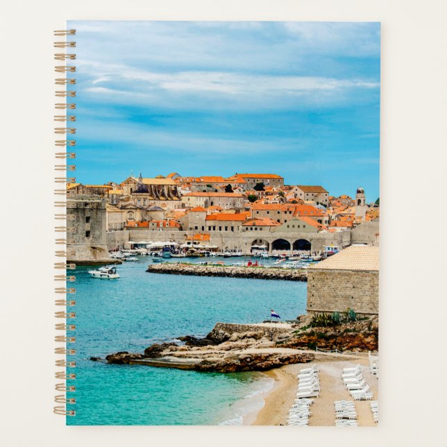 Malerei am Strand von Dubrovnik Planer (Vorderseite)