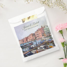 Malerei auf dem Canale Grande, Venedig, Italien Geschenktütchen