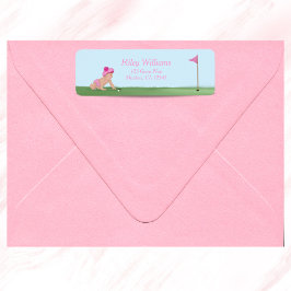 Malerei auf Golf Baby Girl Sweet Caddy Baby Dusche