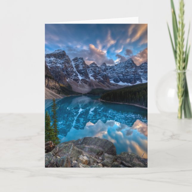 Malerei auf Moraine Karte (Vorderseite)