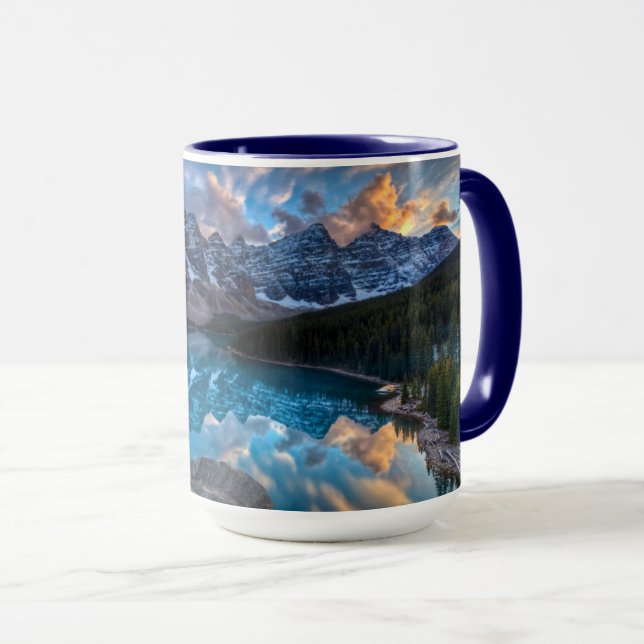 Malerei auf Moraine Tasse (VorderseiteRechts)