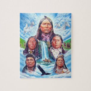 Malerei berühmte indische Chiefs-Indianer