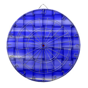 Malerei blaues Grafikdesign Dartscheibe