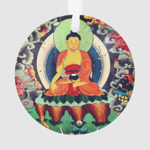 Malerei Buddhas Shakyamuni, Himalaja - Nepal Ornament