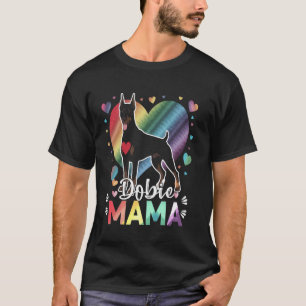 Malerei Clour Dobermann Pinscher Welpe Hund Süß Do T-Shirt