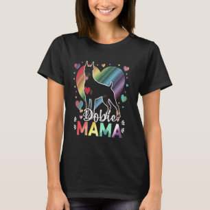 Malerei Clour Dobermann Pinscher Welpe Hund Süß Do T-Shirt