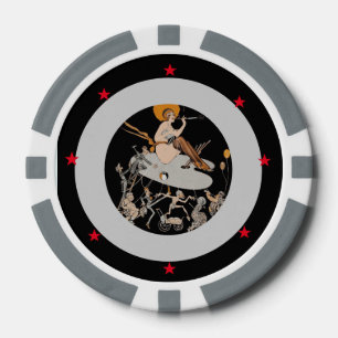Malerei Demokratie - Poker Chips