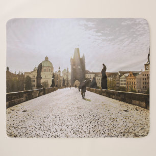 Malerei der Karlsbrücke in Prag bei Sonnenaufgang Sherpadecke