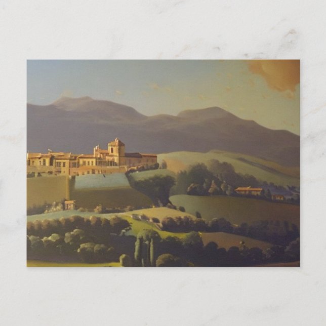 Malerei der Toskana Italien Postkarte (Vorderseite)