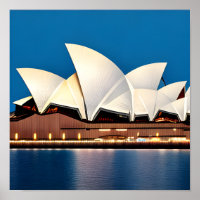Malerei des Opernhauses von Sydney