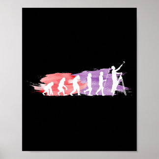 Malerei-Evolution _ Lustiges Geschenk für Maler-Me Poster