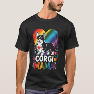 Malerei Farben Corgi Mama - Corgi Mama T-Shirt