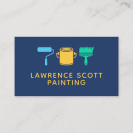 Malerei Firma Moderne einfache Farben Visitenkarte
