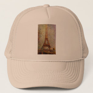 Malerei Georges Seurats: Der Eiffelturm (1889) Truckerkappe