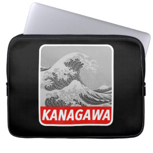 Malerei   Great Wave Painting Japanisch Tattoo Laptopschutzhülle