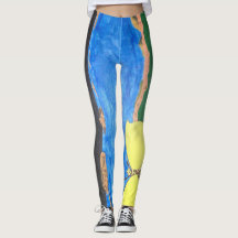 Malerei Legging