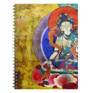 Malerei mit Buddha-Notizbuch Notizblock