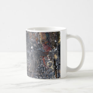 Malerei mit der Feuer-Tasse Kaffeetasse