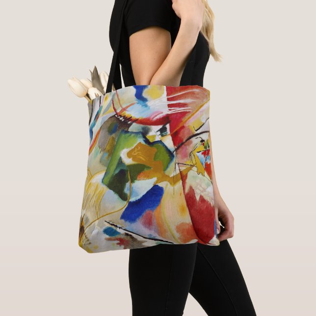 Malerei mit grüner Mitte von Wassily Kandinsky Tasche (Von Nahem)