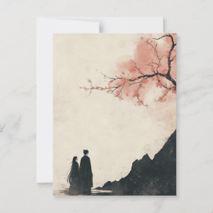 Malerei mit Tintenpatronen Postkarte