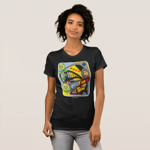Malerei "Mitte- des JahrhundertsMod-der abstrakten T-Shirt