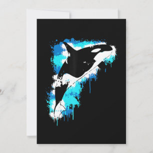 Malerei   Orca Whale Wasserfarben Malerei Artful Einladung