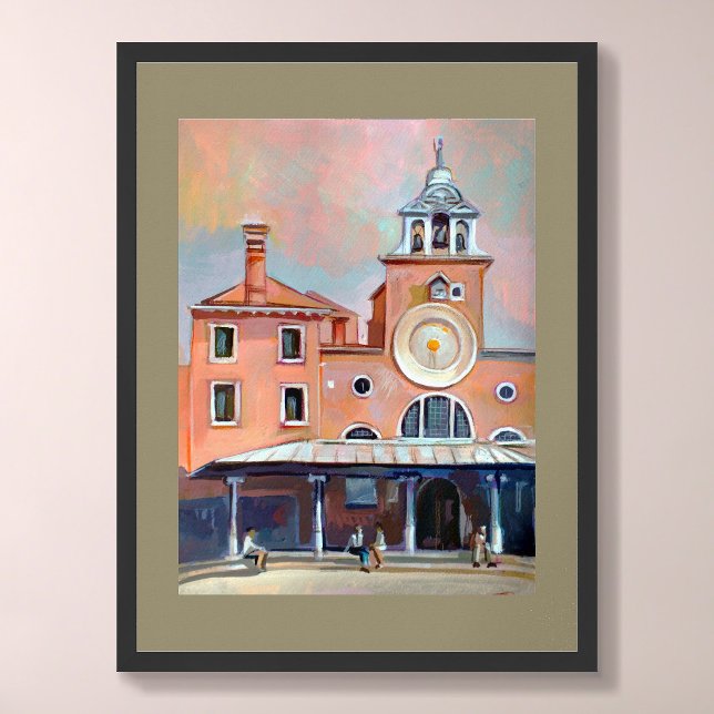 Malerei San Giacomo di Rialto, Venedig, Italien Poster (Von Creator hochgeladen)