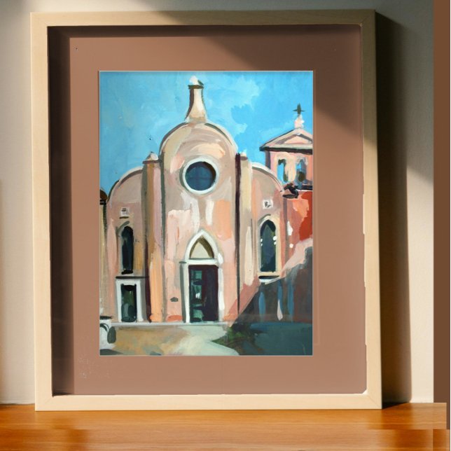 Malerei San Giovanni in Bragora, Venedig, Italien Poster (Von Creator hochgeladen)