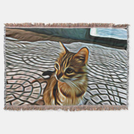 Malerei Schöne Katze Decke