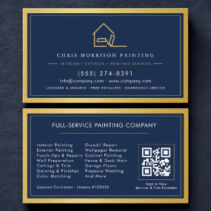 Malerei-Service-QR-Code-Home-Painter Visitenkarte