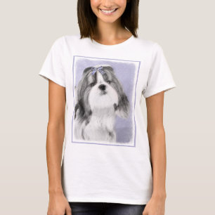Malerei Shih Tzu - niedliche ursprüngliche T-Shirt