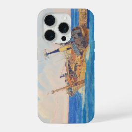 Malerei-Stilbild des Schiffbruchs der Edro III in iPhone 15 Pro Hülle