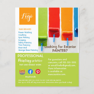 Malerei und Dekoration von handyman Flyer