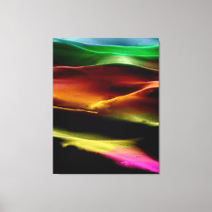 Malerei und Dünen aus Acryl #9 Leinwanddruck