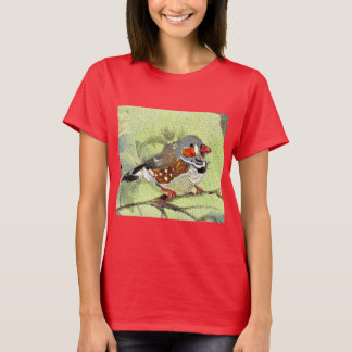 Malerei, Vogel und Natur T-Shirt