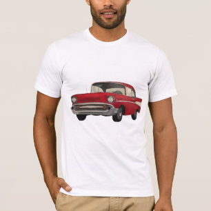 Malerei von alten roten Autohemden T-Shirt